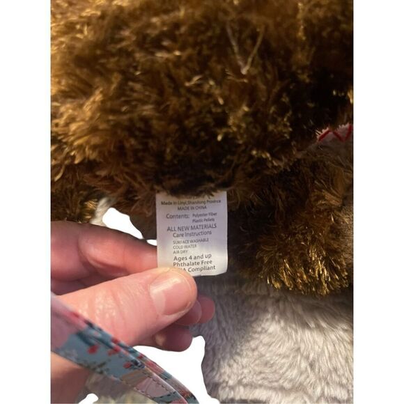 ACE Kids Brown Red Polyester Artic Circle ALASKA Moose Plush Stuffed Animal Toy - Picture 8 of 9